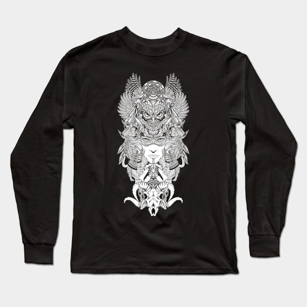 Knight Owl Long Sleeve T-Shirt by bobyberto